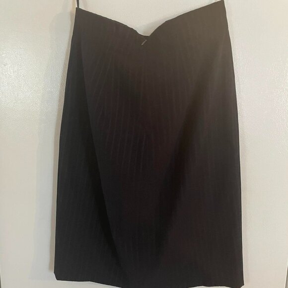 JOSEPH RIBKOFF 2 pieces skirt jacket ribbed  black velvet set SIZE 10 VINTAGE - Picture 2 of 11